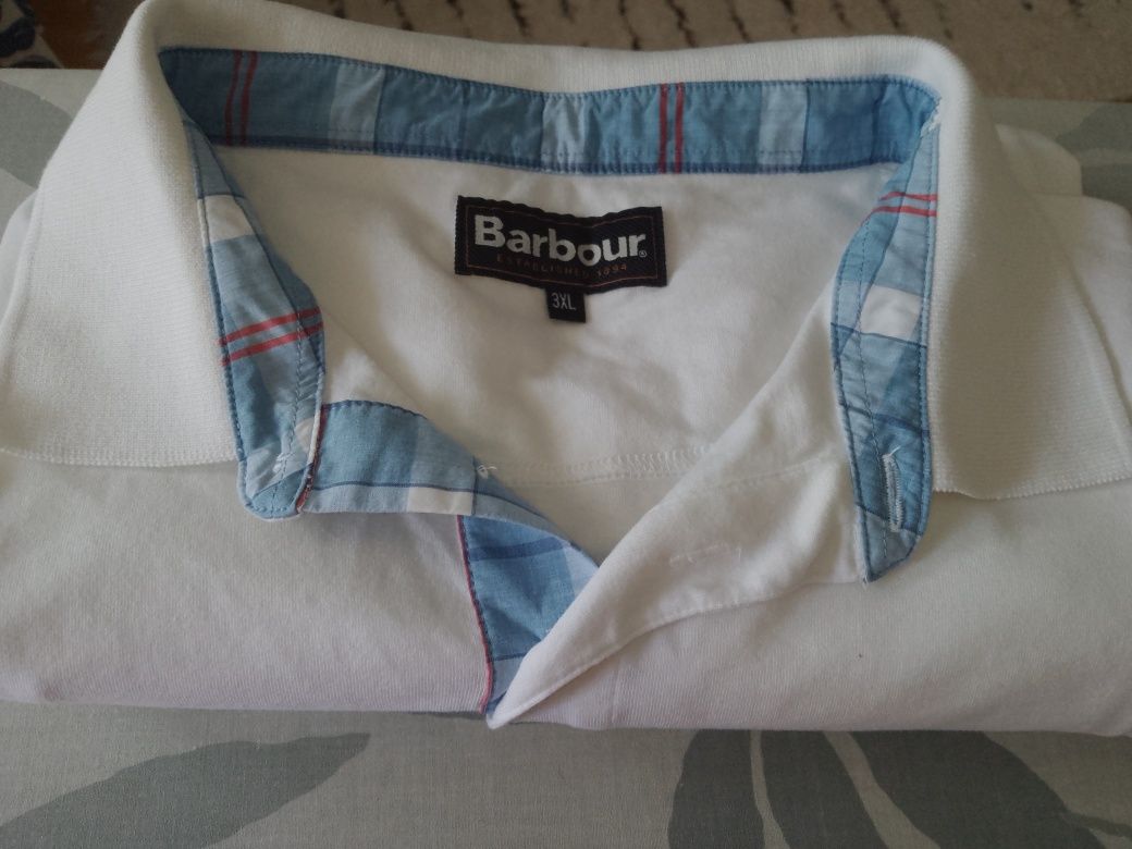 Koszulka polo męska 3 XL biała cotton