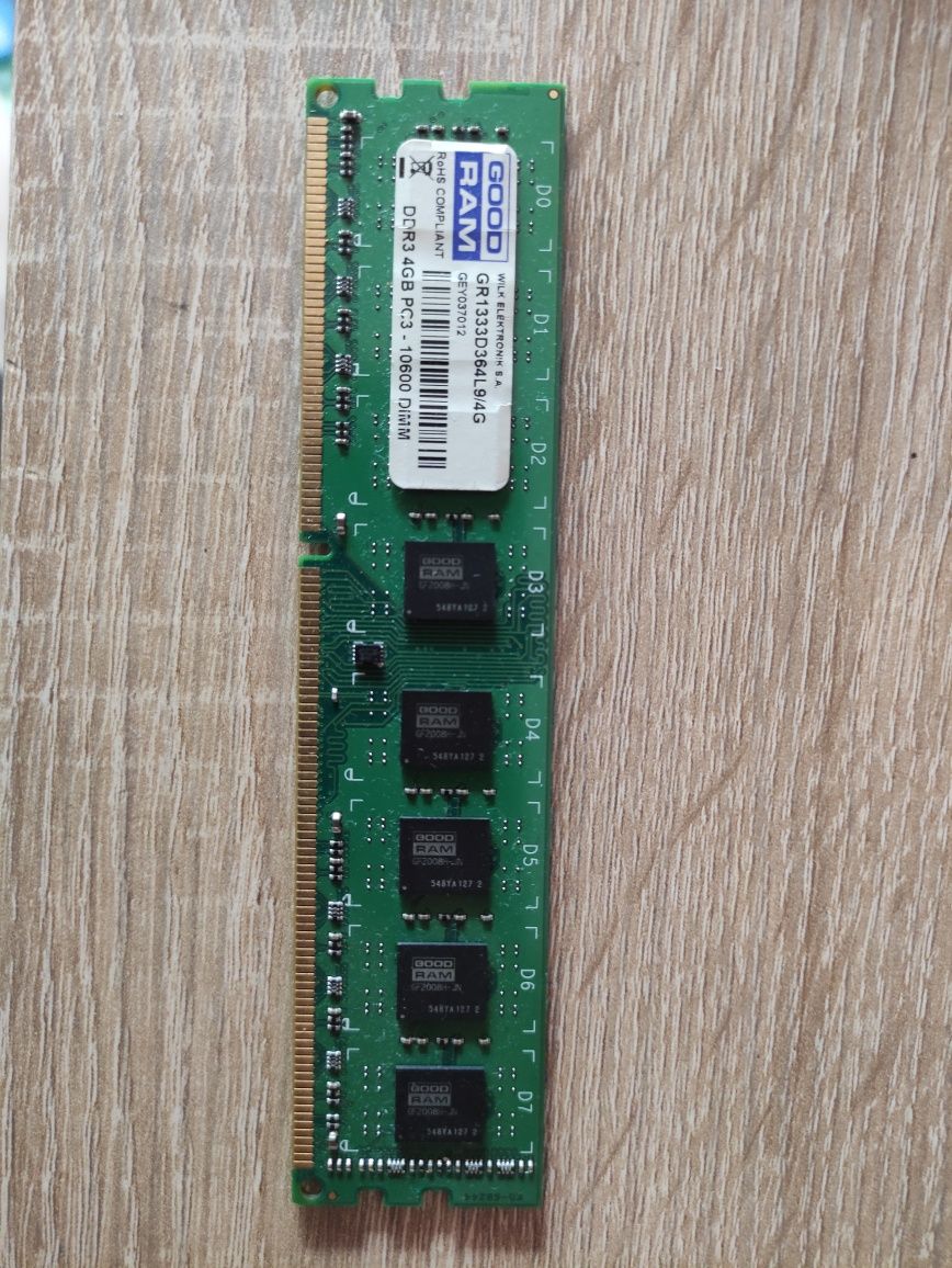 Pamięć RAM DDR3 4gb Goodram