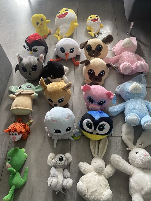 Zestaw pluszakow maskotek - uzywane i nowe z metkami