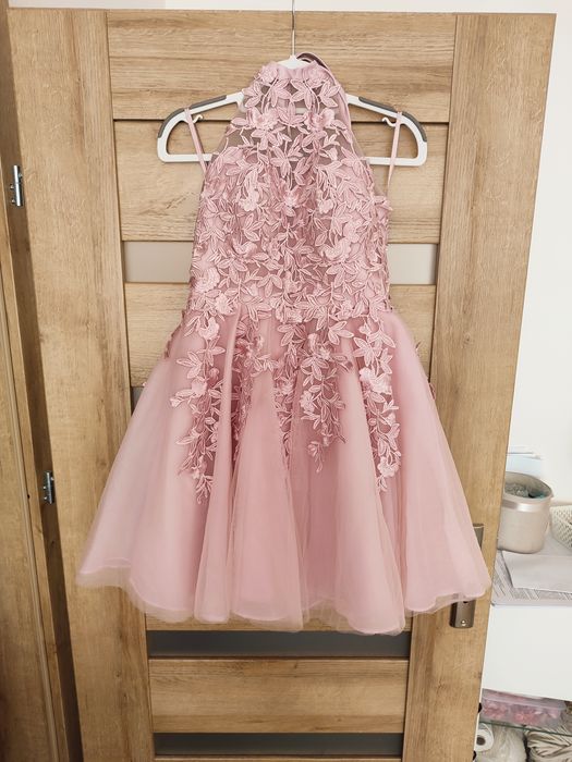 Brudny róż sukienka r. 36/38