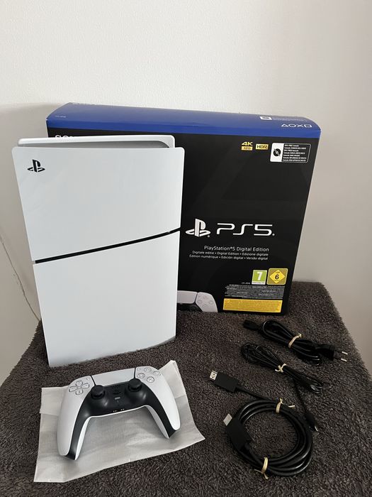 PS5 5 Slim Digital 1TB – COMO NOVA!!