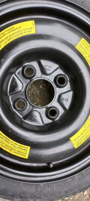 Sprzedam koło dojazdowe r14 4x100 grupa Volkswagen