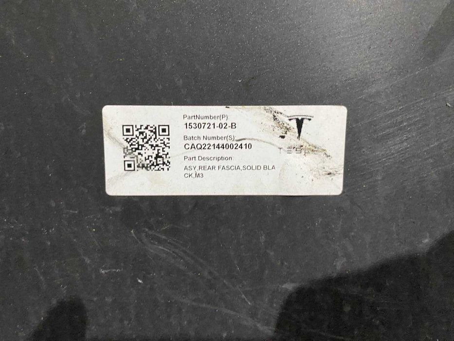 Бампер задній Tesla Model 3 2017-2022 1530721-02-B