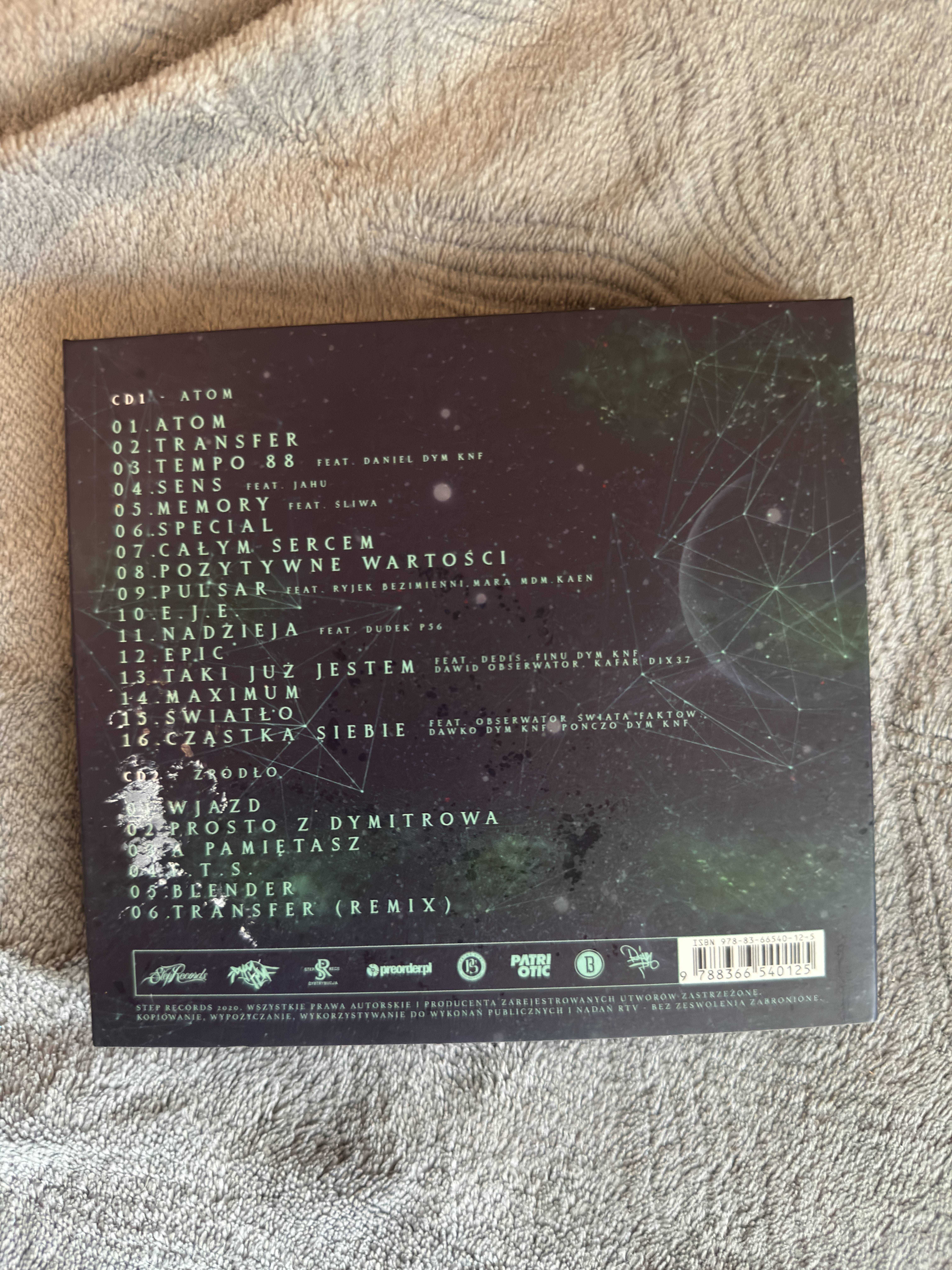 Epis Dym KNF - Atom, Źródło, płyta CD, autograf