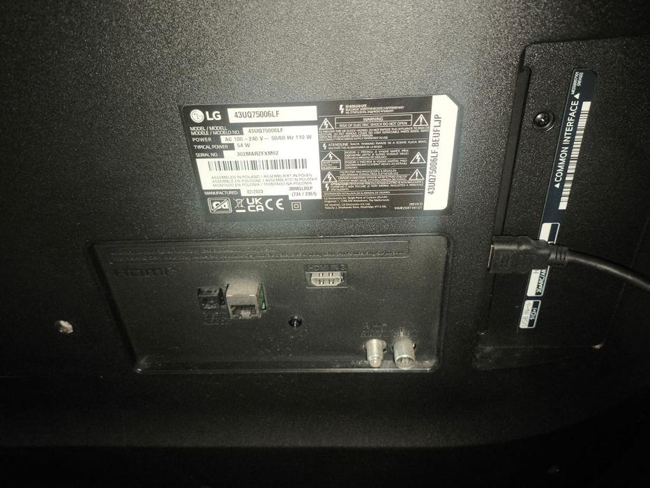 Tv LG 43"... ...