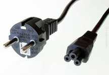Podstawowy przewód kabel zasilający Koniczynka lub 3pin pc