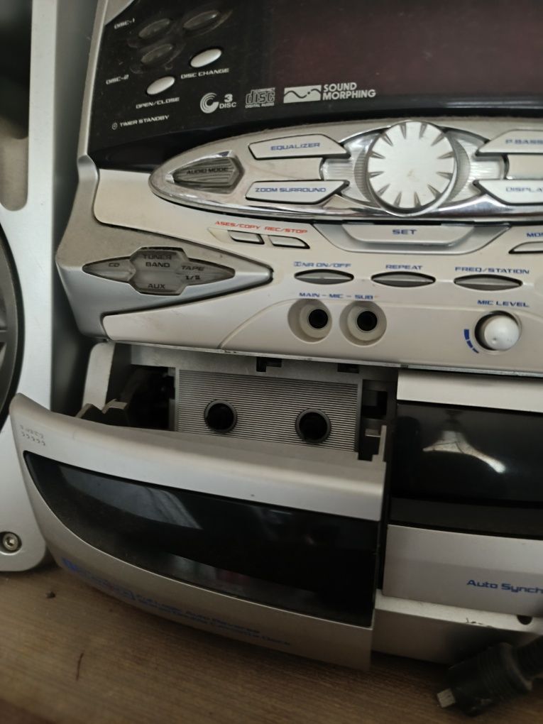 Музыкальный центр Pioneer, колонки, кассетник
