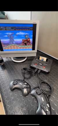 Consola SEGA Mega Drive II com 1 comando
