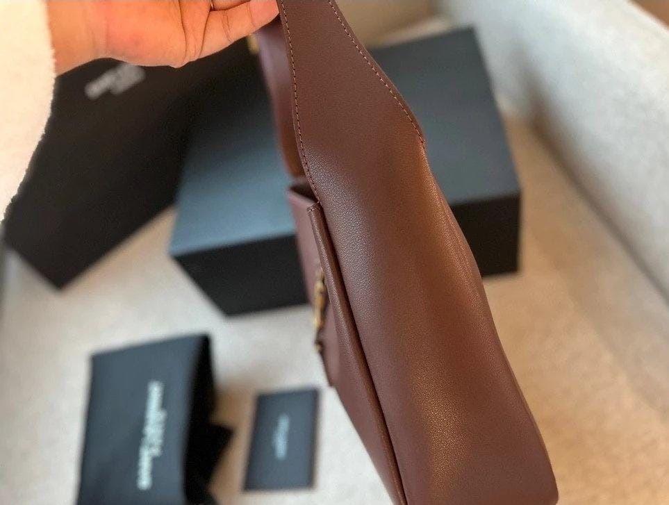 Torebka ysl le 5 a 7 brazowa