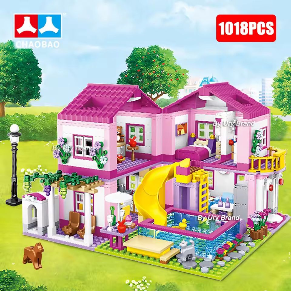 Domek z klocków podobny do lego friends