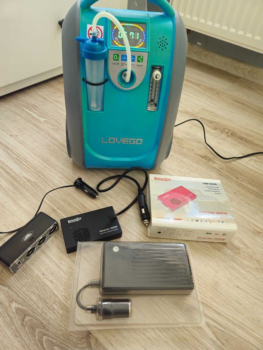 Lovego LG-101 przenośny koncentrator tlenu (stan idealny, jak nowy)