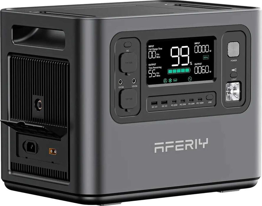 Aferiy P210 2400W/2048Wh LifePo4 зарядна станція павербанк акумулятор