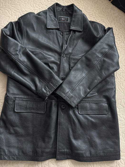 Kurtka męska skórzana, rozmiar 58.