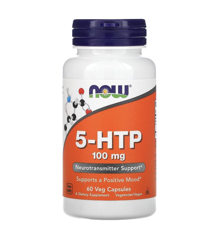 5-гидрокситриптофан, 5-HTP, 100 мг, 60 шт Now foods, Doctor's best