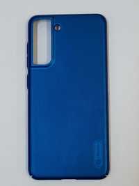 Пластиковий чохол NILLKIN Frosted Shield Blue (Samsung Galaxy S21 FE)