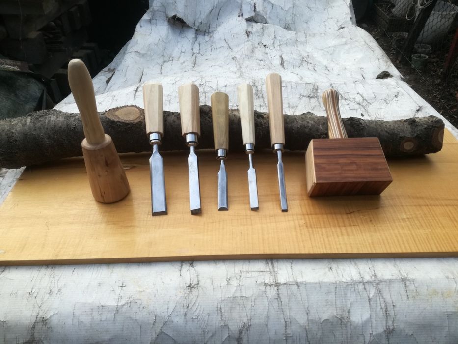 Dłuta stolarskie zestaw