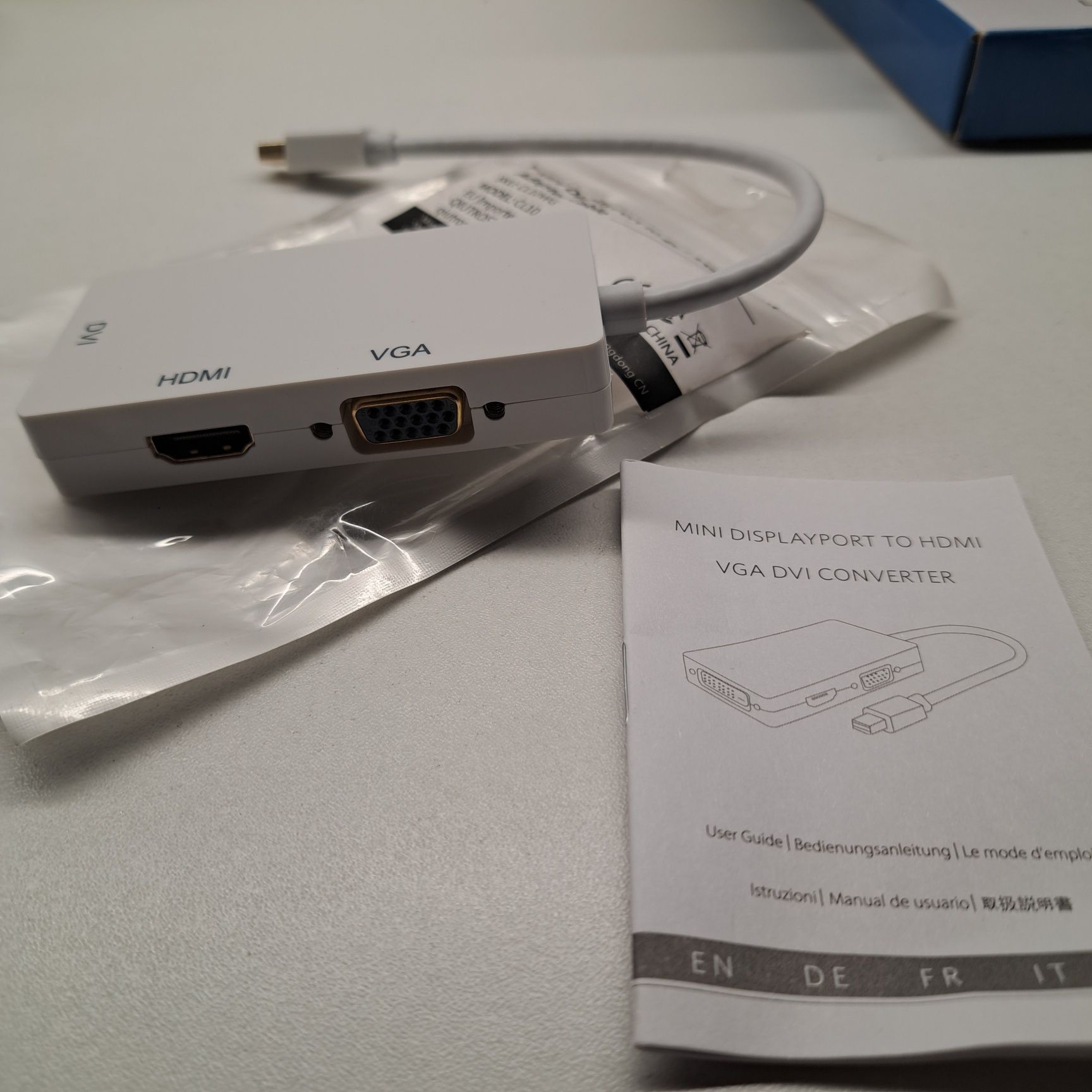 Adapter 3w1 - MINI Display Port -> HDMI + VGA + DVI