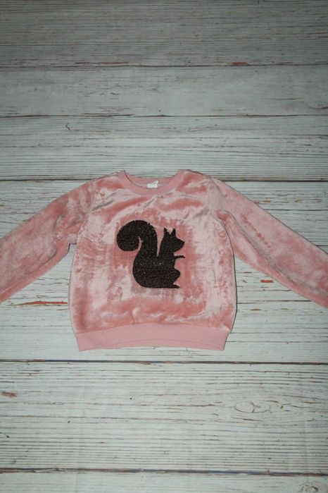 (202) Bluza r. 128 Cool Club nierozpinana bez kaptura misiu ciepła