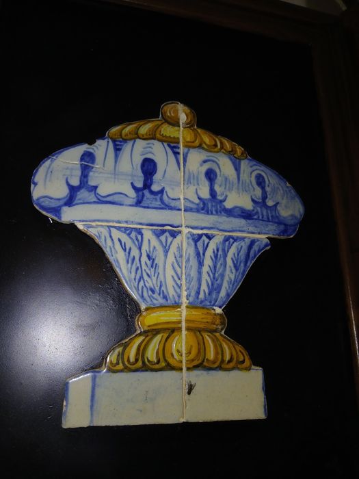 Antigos  Azulejos Pombalinos Em Moldura