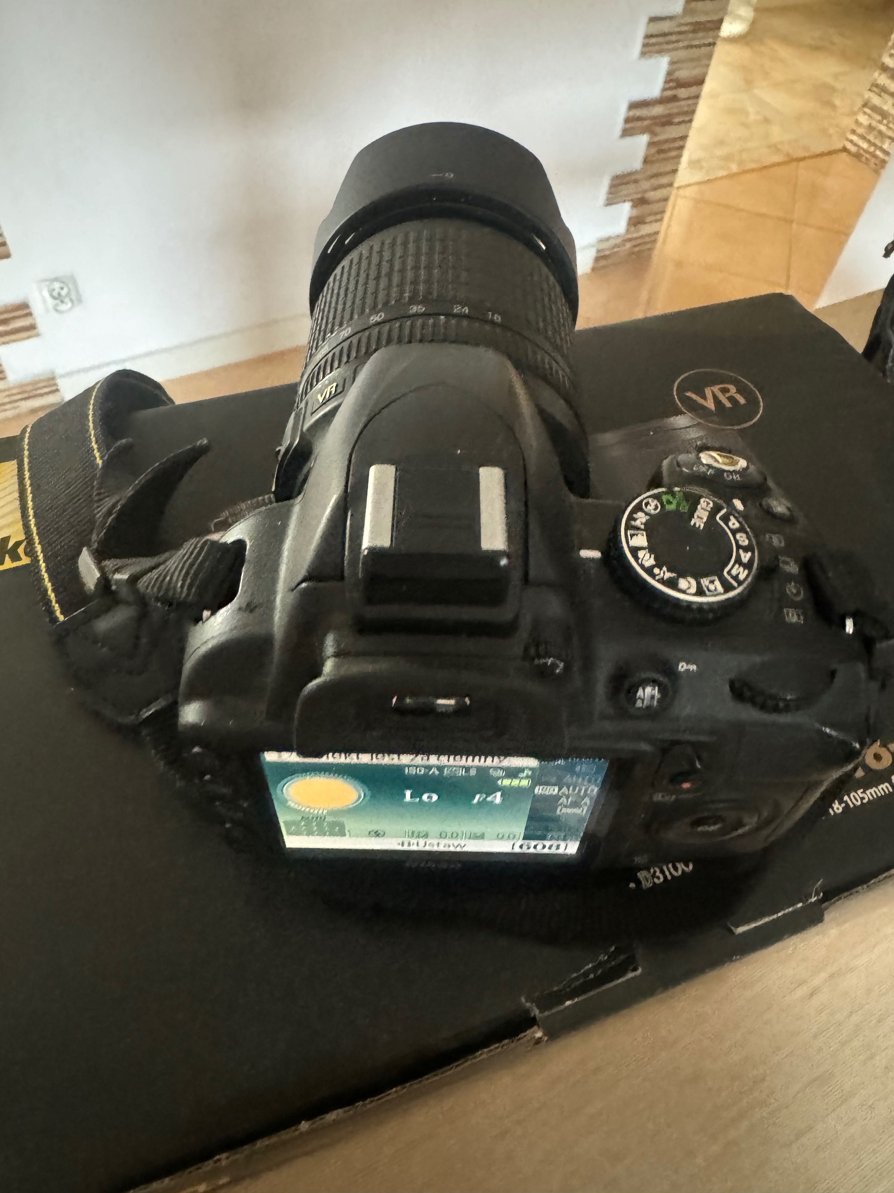 Aparat fotograficzny Nikon D3100,18-105 VR Kit ( korpus + obiektyw)