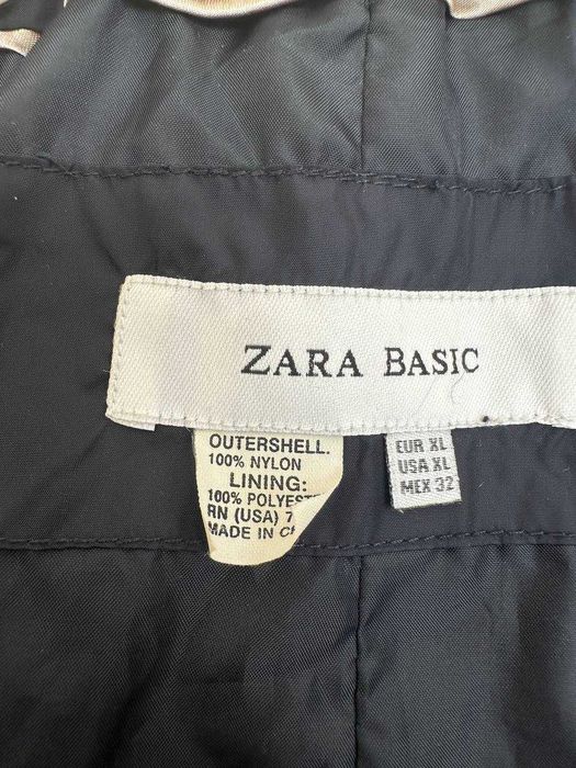 Темно-синій тренч ZARA
