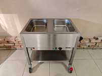 Bemar gastronomiczny Lozamet 2×GN 1/1 – stal nierdzewna