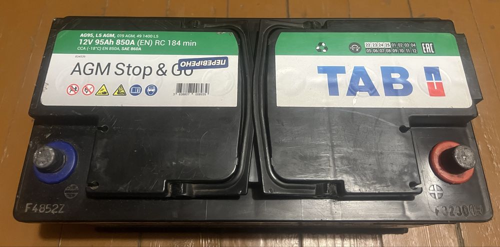 Акумулятор TAB AGM 95Ah 850A
