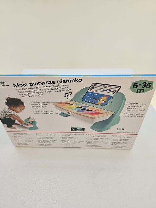 Nowy BabyEinstein hape pianinko