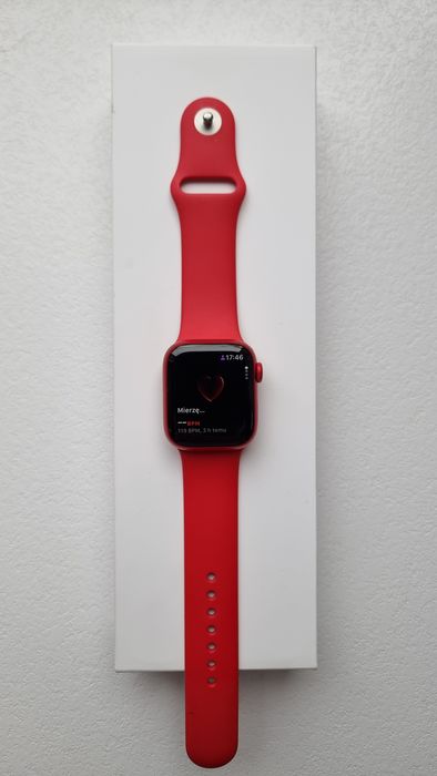Nowy Smartwatch Apple Watch Series 9 41mm RED – ZAFOLIOWANY!