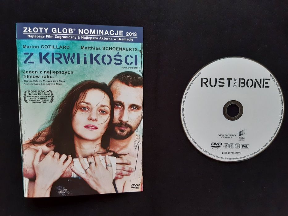 DVD Z Krwi i Kości Rust & Bone, Marion Cotillard, Matthias Schoenaerts