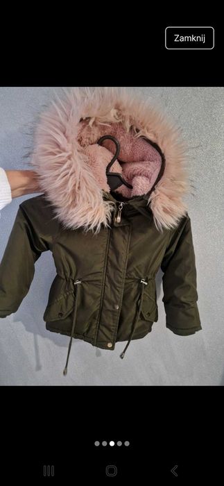 Kurtka zimowa dziewczynka