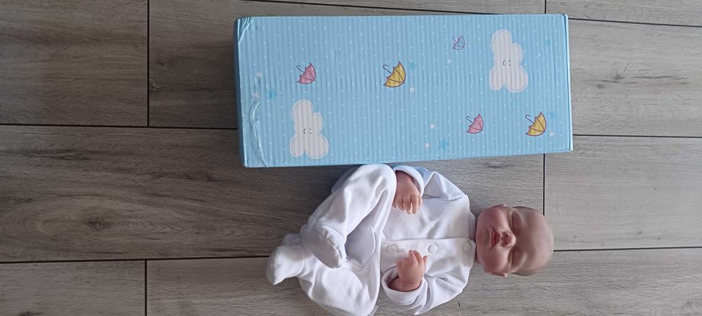 Lalka jak żywa Reborn noworodek dziewczynka + AKCESORIA