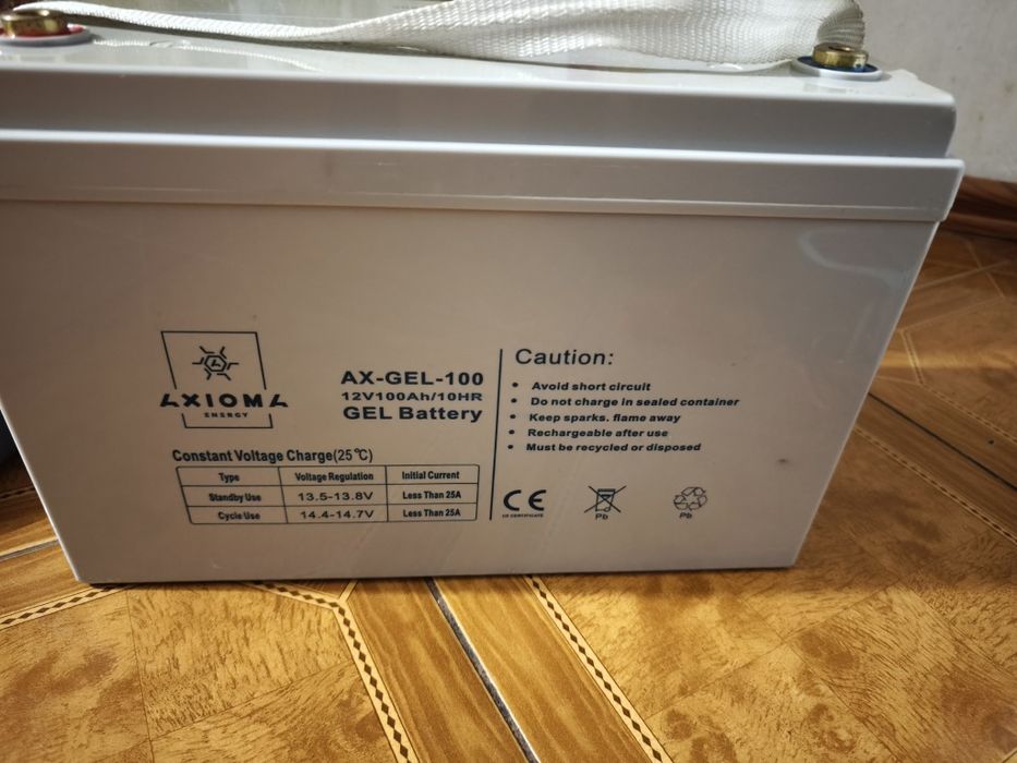 Акумуляторна батарея Axioma Energy AX-GEL-100 12V 100Ah