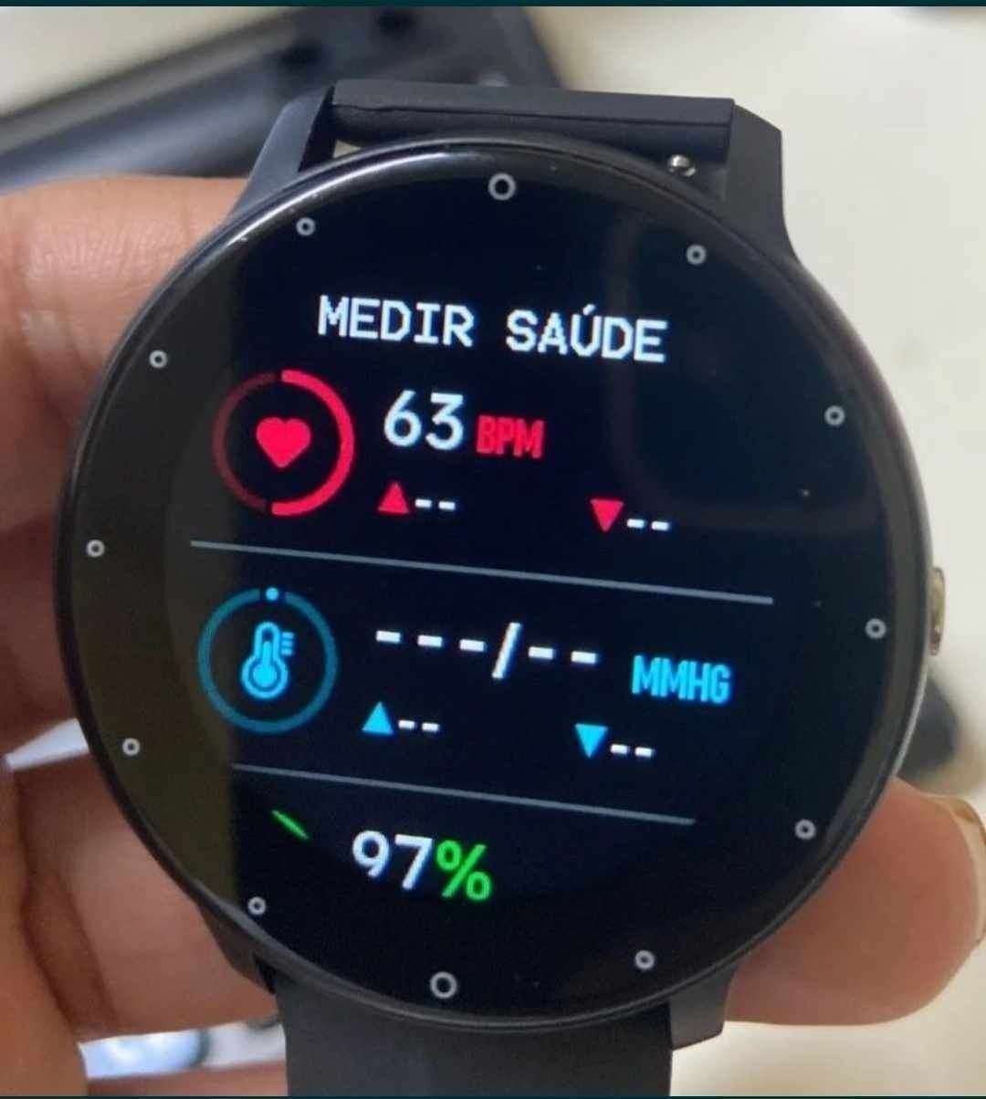 Zegarek Męski Smartwatch Czarny LED