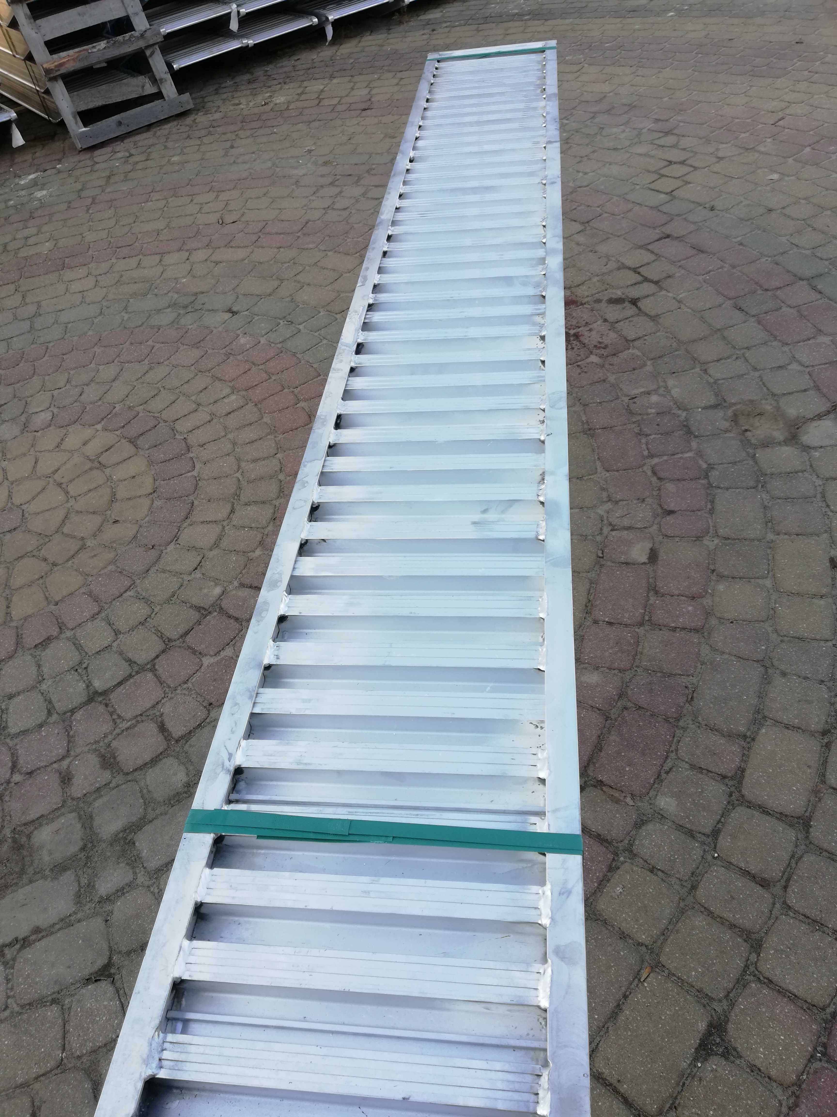 Najazdy Aluminiowe do lawety 2,5m 4500kg dostawa 0zł