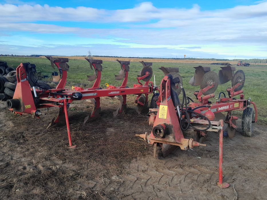 Plug 4 skibowy 3 agrolux, obrotowy lemken overum kverneland