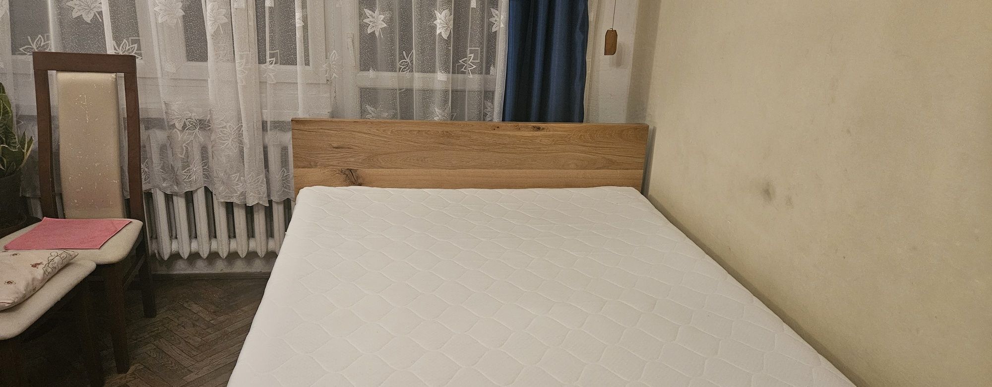 Łóżko dębowe rustykalne