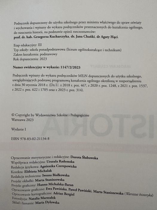 Historia 2 Nowa edycja 2024 WSiP