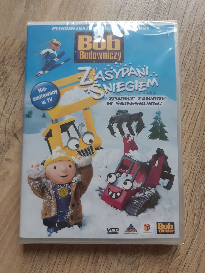 nowy Bob budowniczy pełnometrażowy film DVD zasypani śniegiem