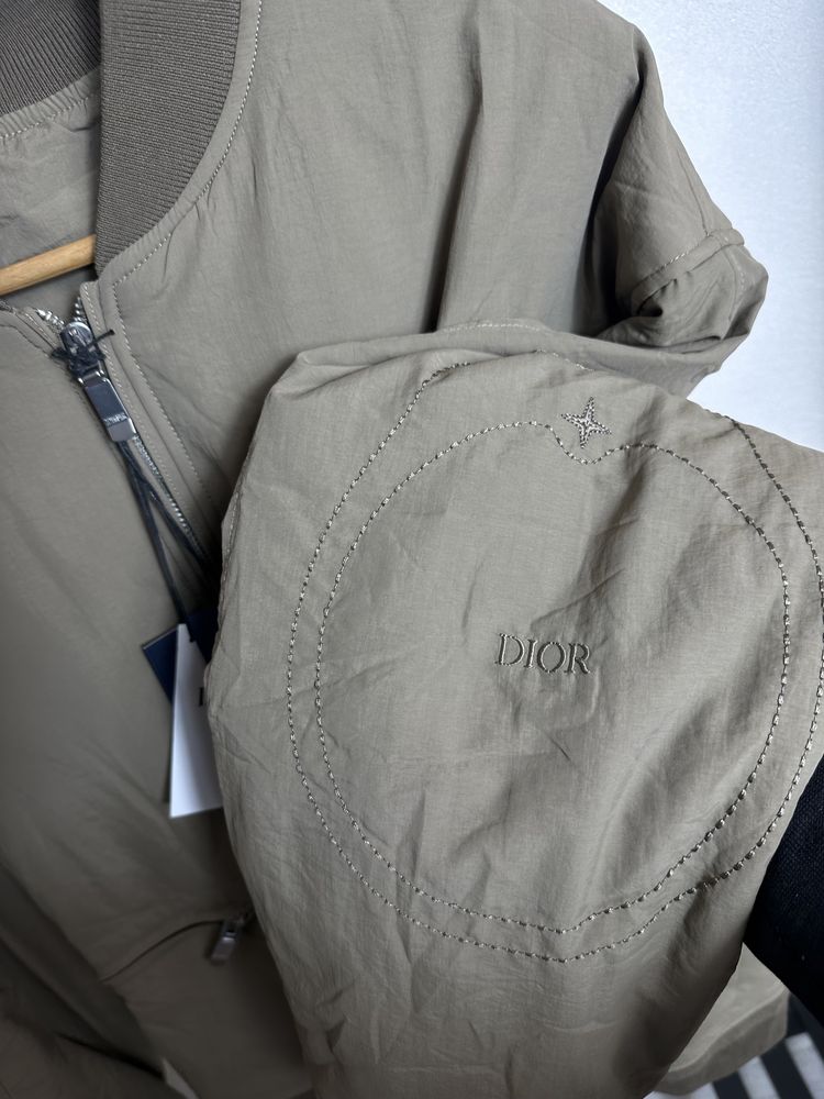 Куртка бомбер Dior x Stone island