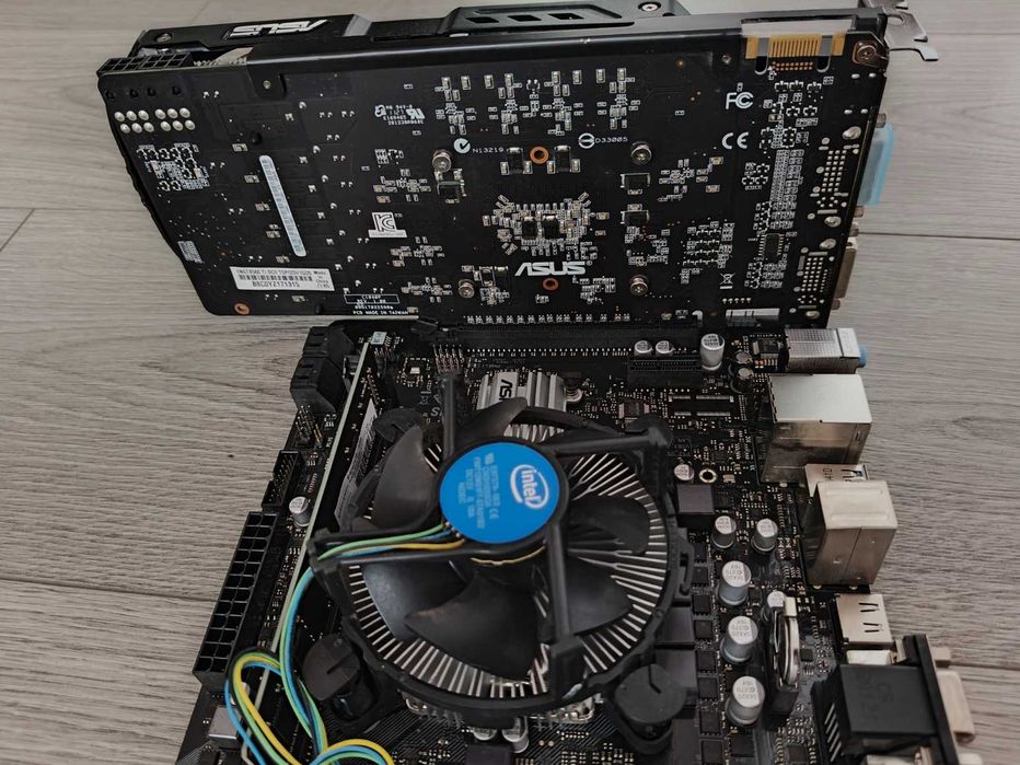 ASRock H410M + Pentium Gold G6400 + 4Gb + Asus GTX 560 Ti + SSD 240 Gb