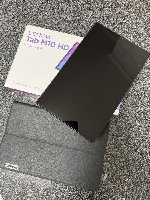 Tablet Lenovo Tab M10 HD + Folio Case