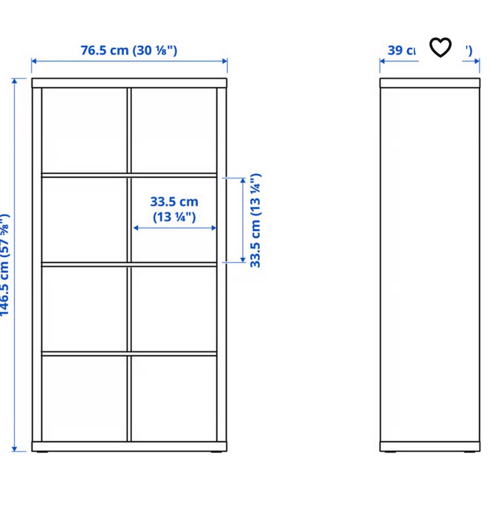 Regał Kallax Ikea