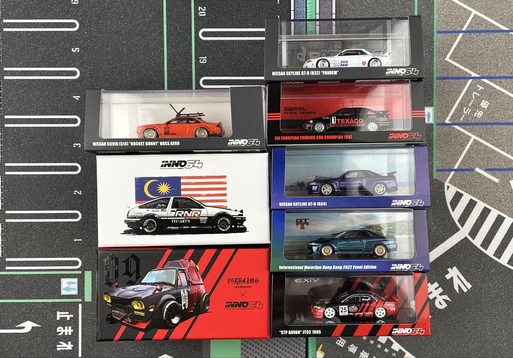 Mini gt,inno64,sparky,AvtoWorld,Tomytec,KaidoHouse,PopRace