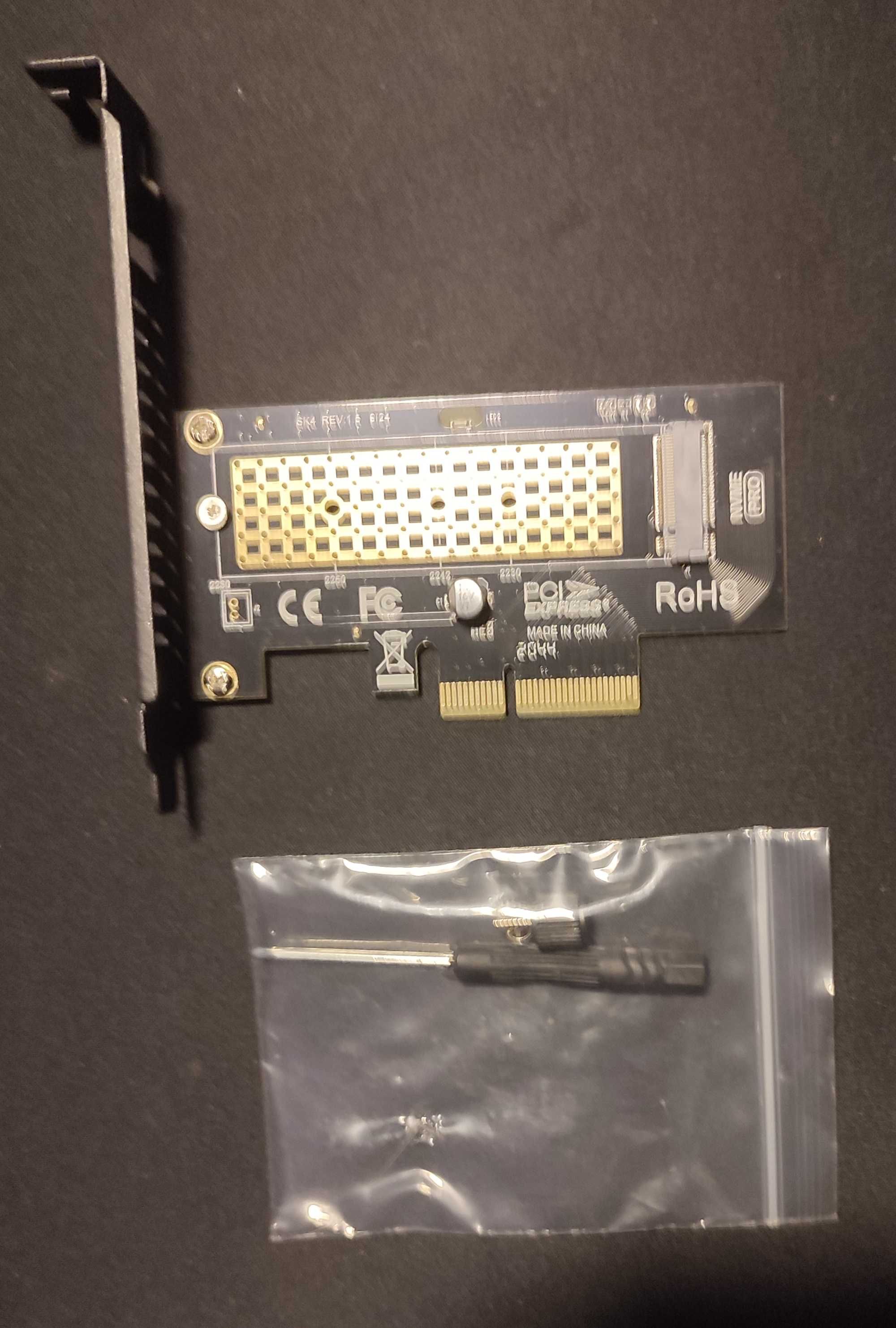 Переходник c PCI-E x4 в M2 NVMe SSD