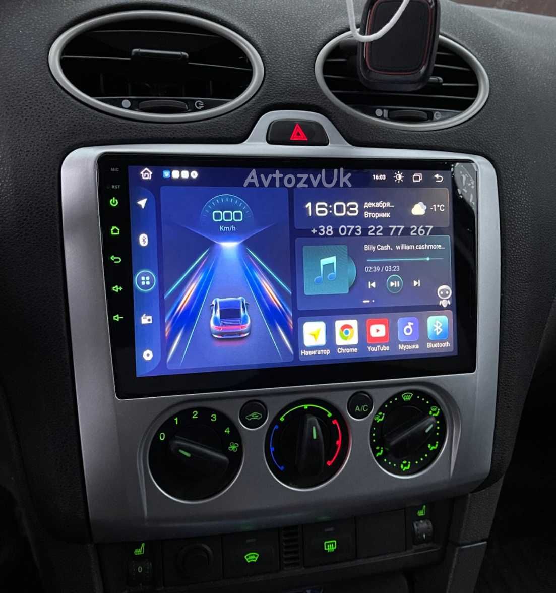 Магнитола FOCUS 2 Ford FOCUS 1 USB GPS 2 дин Фокус CarPlay Android 13
