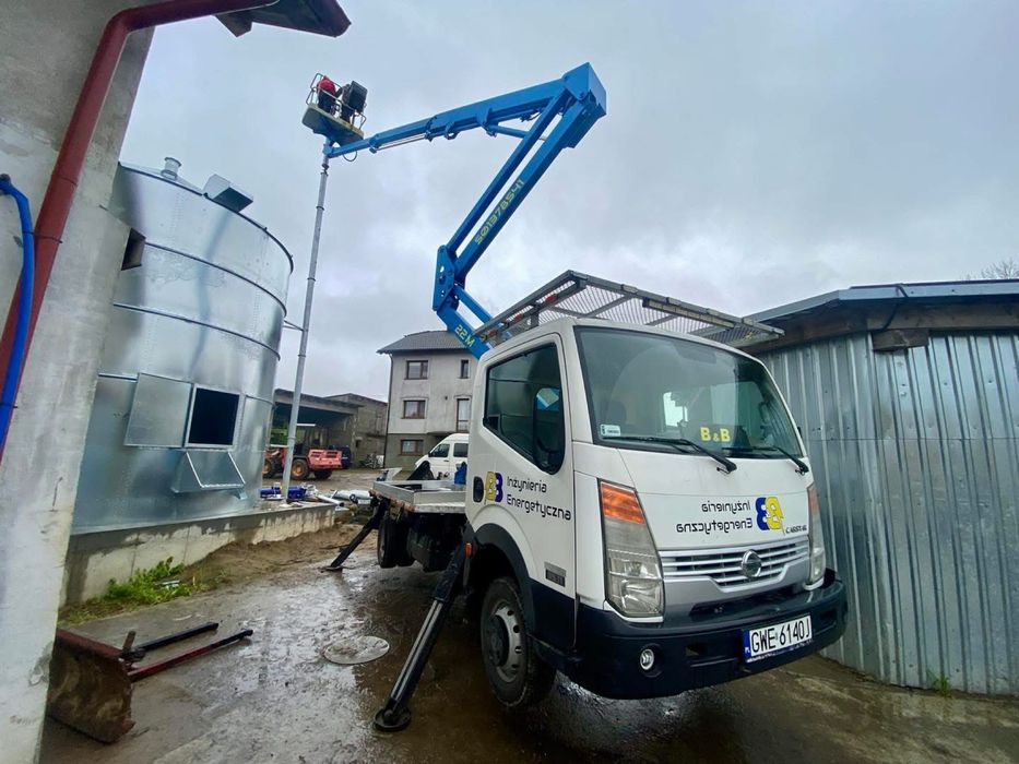 Podnosnik koszowy nissan cabstar 22 m