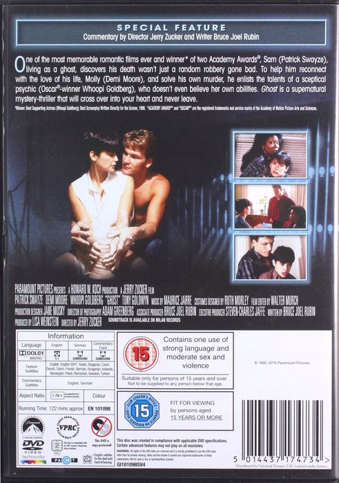 film ghost 2013 resleeve (uwierz w ducha) płyta dvd opis romantyczny