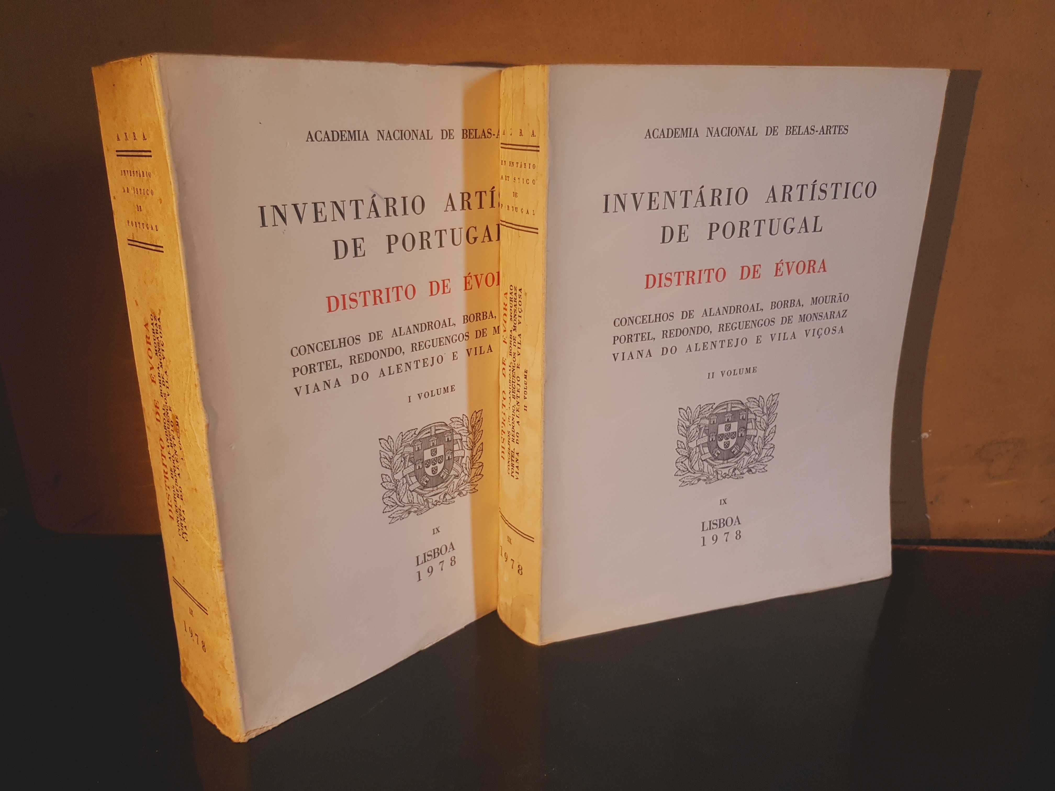 Inventário Artístico de Portugal - Distrito de Évora - 1978 IX 2 Vol