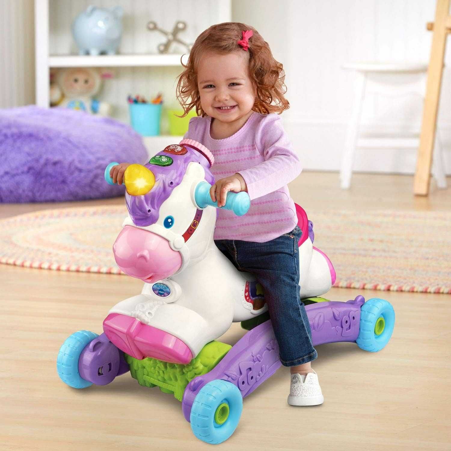 VTech Prance Rock Learning каталка-качалка 2в1 інтерактивний єдиноріг